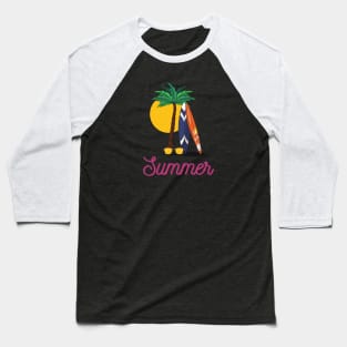 Summertime Vibes Baseball T-Shirt